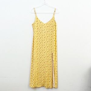 REFORMATION Crimini Slip Slit Dress In Gwen